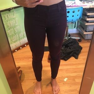 Hudson nico mid rise skinny jeans - coated